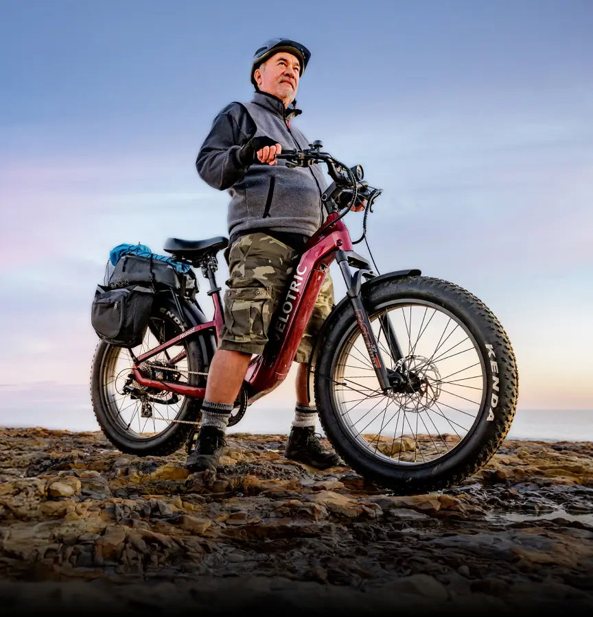 Rider on a Velotric Nomad e-bike